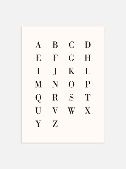 Spanish Alphabet